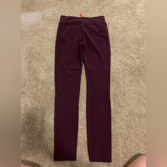 Spanx, maroon colored leggings. - Picture 2 of 3